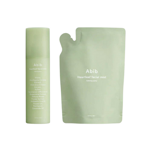 Abib Heartleaf Facial Mist Calming Spray Set (150ml+Refill 150ml)
