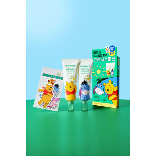 [DISNEY EDITION] INNISFREE Green Tea Hyaluronic Sun Serum 50ml 1+1 Set