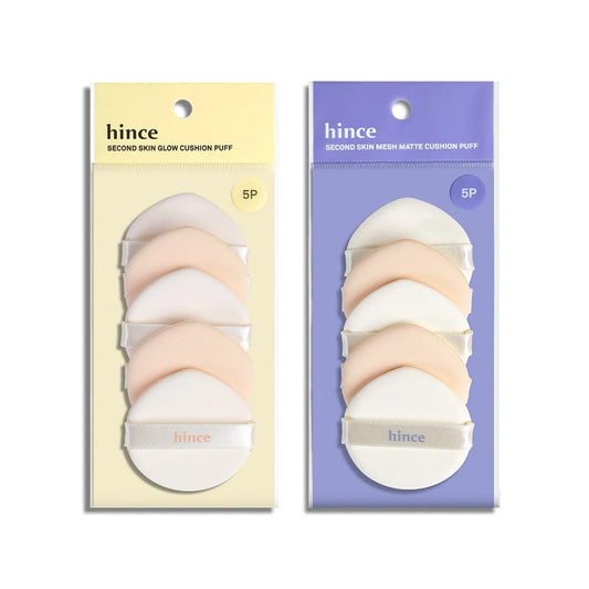 hince Second Skin Glow Matte Cushion Puff 5P (2 Types)